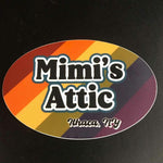 Mimi's Attic 70s Retro Rainbow Pride Sticker