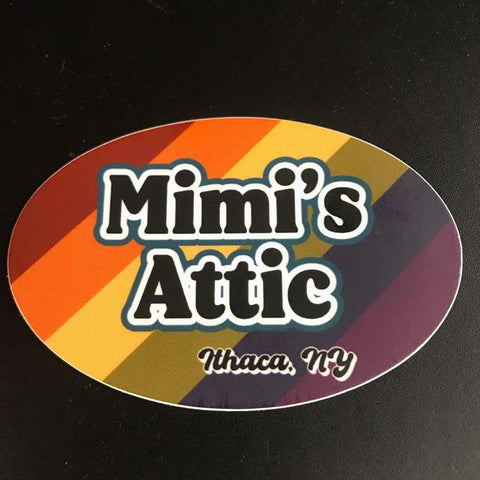 Mimi's Attic 70s Retro Rainbow Pride Sticker