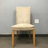 Single IKEA BERGMUND Grey Upholstered Dining Chair