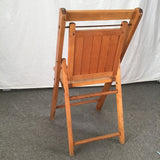 Vintage Craftsman Solid Maple & Pine Folding Chair