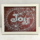 Eltimar Design Framed 8x10 Red "Joy" Artwork Print