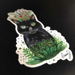 Cruz Illustrations "Black Cat" Sticker