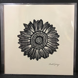 Evergreen Studios Sunflower Hand-Printed Lino