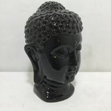 Modern Black Ceramic Buddha Head