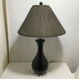 Modern Glossy Black Table Lamp