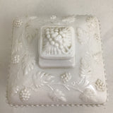 Vintage Westmoreland Milk Glass Grape Vine Candy Dish