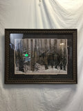 Framed Stephan Lyman Print "A Walk In The Woods"