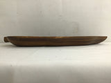 Vintage MCM Monkey Pod Leaf-Shaped Bowl
