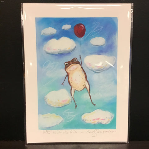 Cruz Illustrations "Otto Is In The Air" 6x8 Signed Art Print