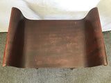 Vintage Mahogany Veneer Bentwood Vanity Stool