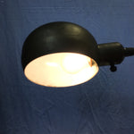 Vintage MCM Gold Metal Gooseneck Floor Lamp