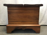 Vintage Farmhouse Heywood Wakefield Solid Pine Rolling Cabinet