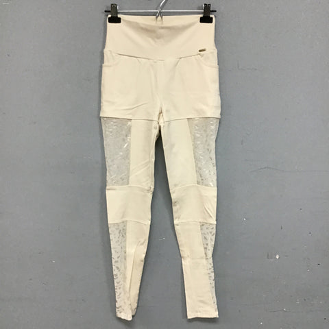 Discontinued Melodia Designs Off-White Pocket Leggings