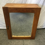 Vintage Medium-Stained Solid Cherry Bathroom Cabinet