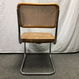 Vintage MCM Caned Cantilever Accent Chair