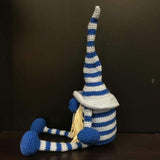 Mama Hatsy Large Blue & Light Blue Crochet Gnome
