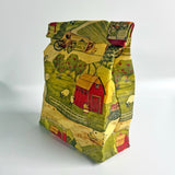 Flicker & Flora Beeswax Food Wrap, Lunch Sack