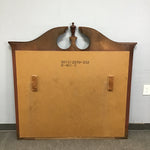Large Vintage Federal Solid Walnut Mirror