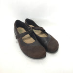 NAOT Brown Leather Mary Jane Shoes