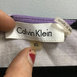 Calvin Klein Purple & Black Blouse