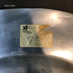 Large Vintage Lead-Pewter Serving Platter