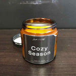 Lavender in Luxe 4oz "Cozy Season" Candle in Amber Glass Jar
