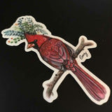 Cruz Illustrations "Northern Cardinal" Sticker