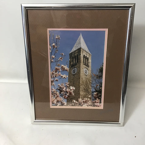 Framed Cornell Clock Tower Photo