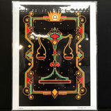 Yen Ospina "Libra Zodiac Dark" 8.5x11 Signed Art Print