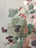 Framed Vintage Poppies Print on Paper