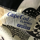 Cape Cod Classics by Porder Black & White Paisely Dress