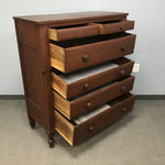 Antique Solid Cherry 6-Drawer Chest of Drawers