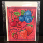 Rachel Feirman "Mixed Berries" 4x5 Greeting Card