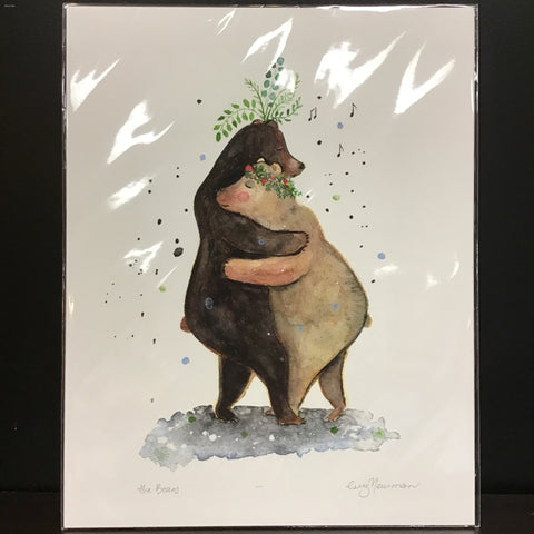 Cruz Illustrations "The Bears" 11x14 Signed Art Print