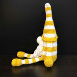 Mama Hatsy Small Yellow & White Crochet Gnome