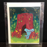 Rachel Feirman "Mystical Tree Trunk" Greeting Card