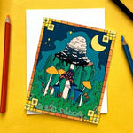 Rachel Feirman "Inky Night" 4x5 Greeting Card