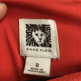 Anne Klein Red Midi Shift Dress