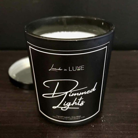 Lavender in Luxe 10oz "Dimmed Lights" Candle in Refillable Tumbler
