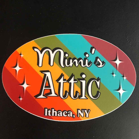 Mimi's Attic Mid-Century Modern Rainbow Pride Sticker