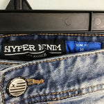 Hyper Denim Light Wash Slim Fit Zipper Ankle Jeans