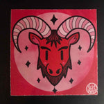 Brigh the Witch Aries Zodiac Sticker