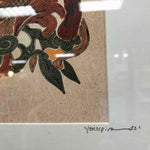 Yen Ospina "Larva" Framed 11x14 Signed Art Print