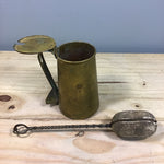 Vintage Brass Smudge Pot Fire Starter