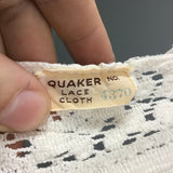 Vintage Quaker Lace White 7x8 Tablecloth