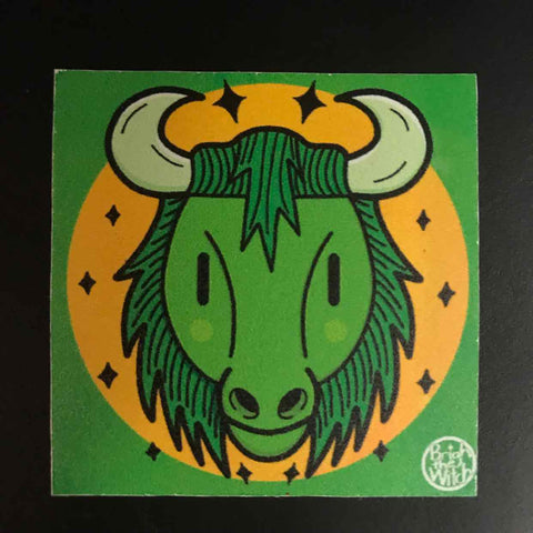 Brigh the Witch Taurus Zodiac Sticker