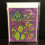 Rachel Feirman "Succulent Plant" Greeting Card