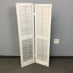 Upcycled Antique Farmhouse Shutters 2-Panel Room Divider