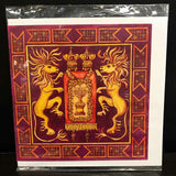 Andrea Strongwater "The Lions of Judah" 5-inch Square Notecard
