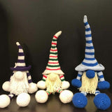 Mama Hatsy Medium Holiday Striped Crochet Gnome